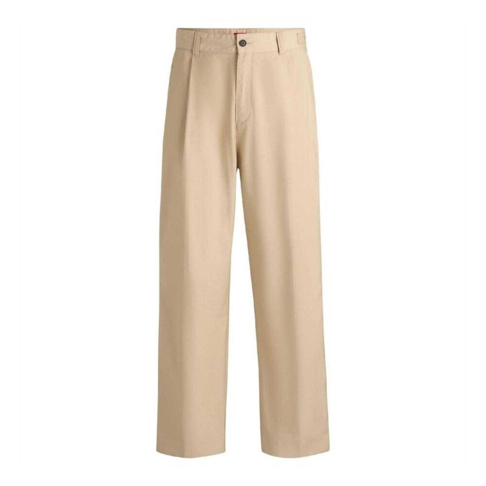 Hugo Mens Relaxed Fit Pants / Beige